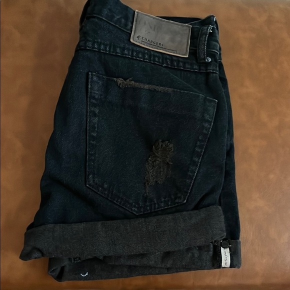 One Teaspoon Chargers Relaxed Fit Shorts Size 24 - Picture 3 of 16